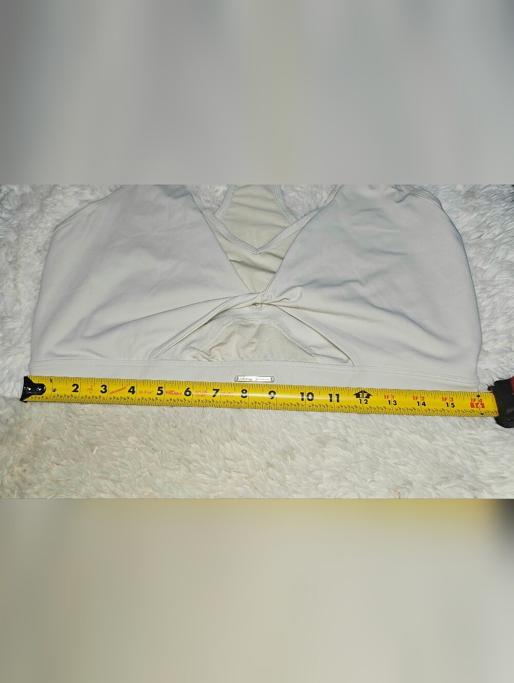 Gymshark Whitney Simmons Limited Edition Mesh Bra - Unbleached Cream - XXL